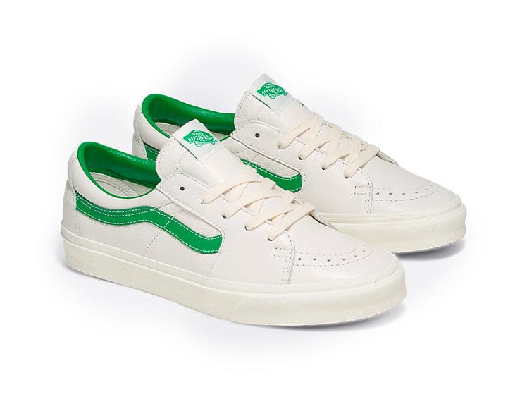 Zapatilla Vans Sk8-Low Vintage Leather Hombre Blanco 5