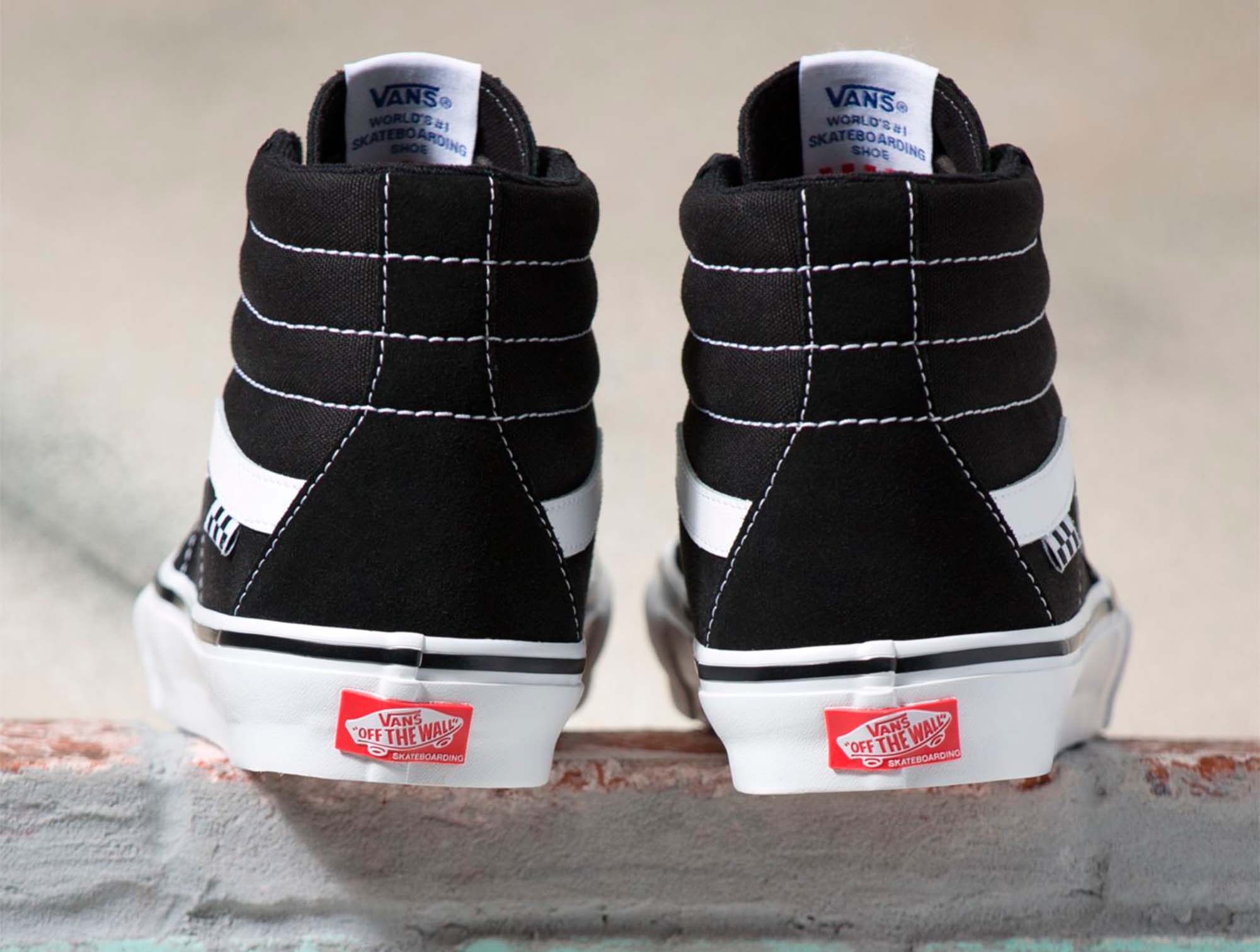 Zapatilla Vans Skate Sk8-Hi Hombre Negro 6