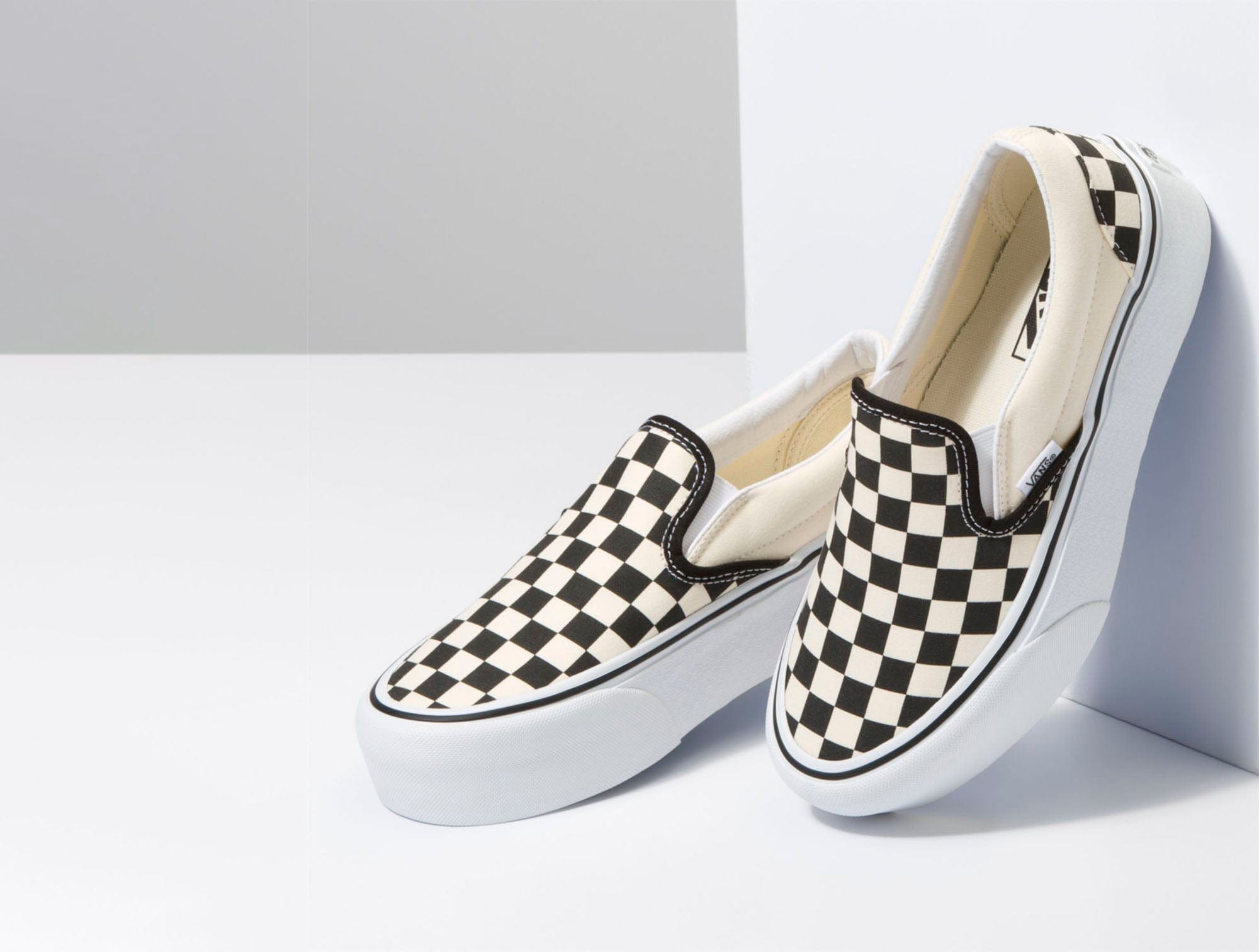 Zapatilla Vans Slip-On (Checkerboard) Mujer Negro 2