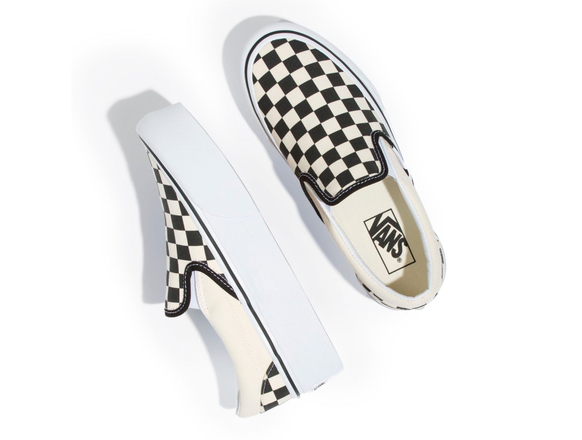 Zapatilla Vans Slip-On (Checkerboard) Mujer Negro 3