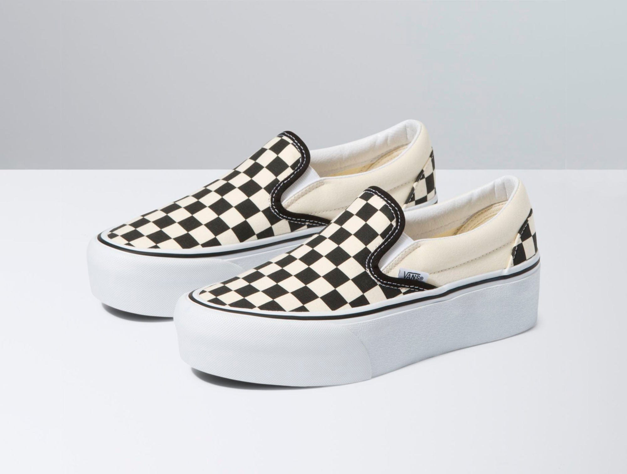 Zapatilla Vans Slip-On (Checkerboard) Mujer Negro 5