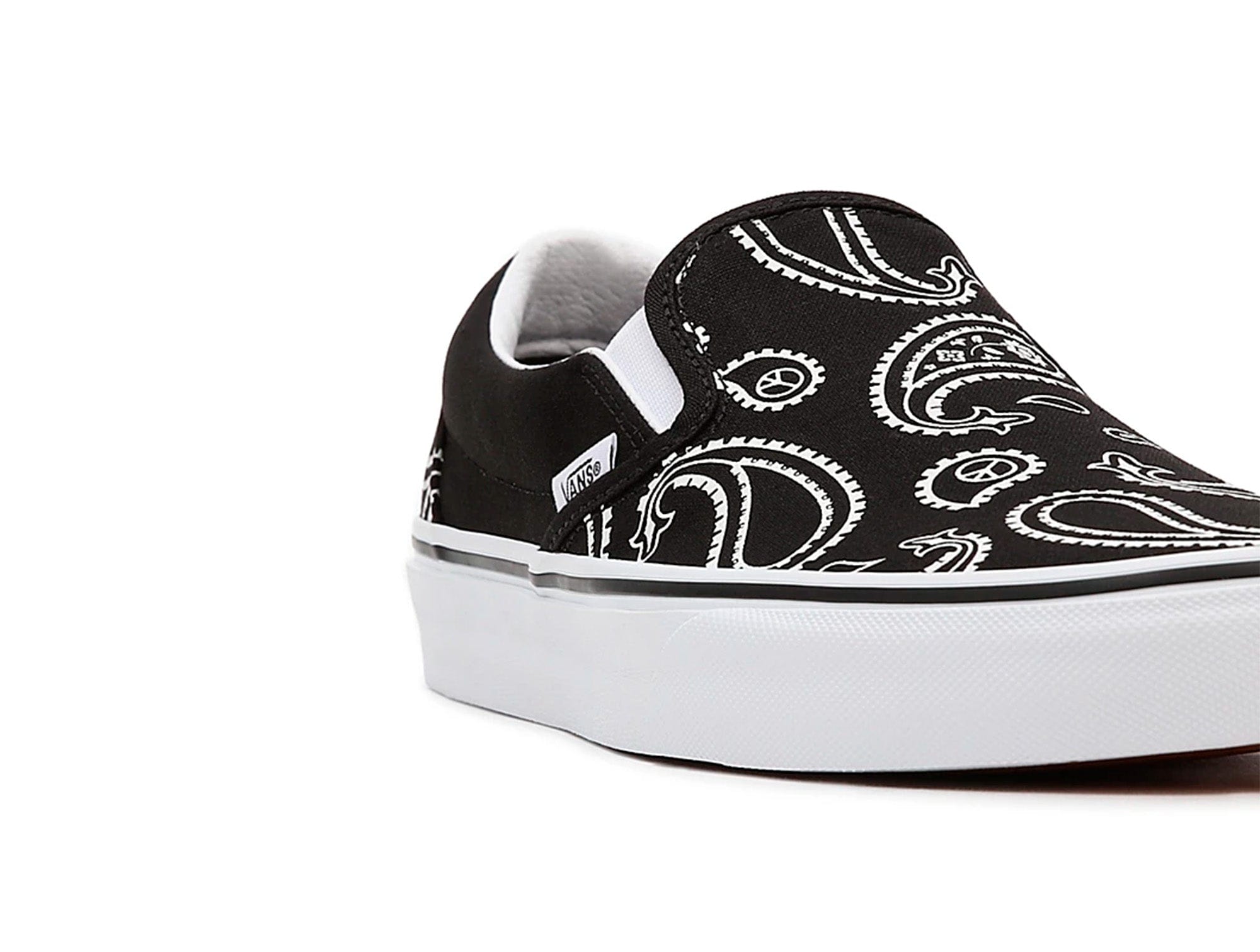 Zapatilla Vans Slip-On Peace Paisley Unisex Negro 3