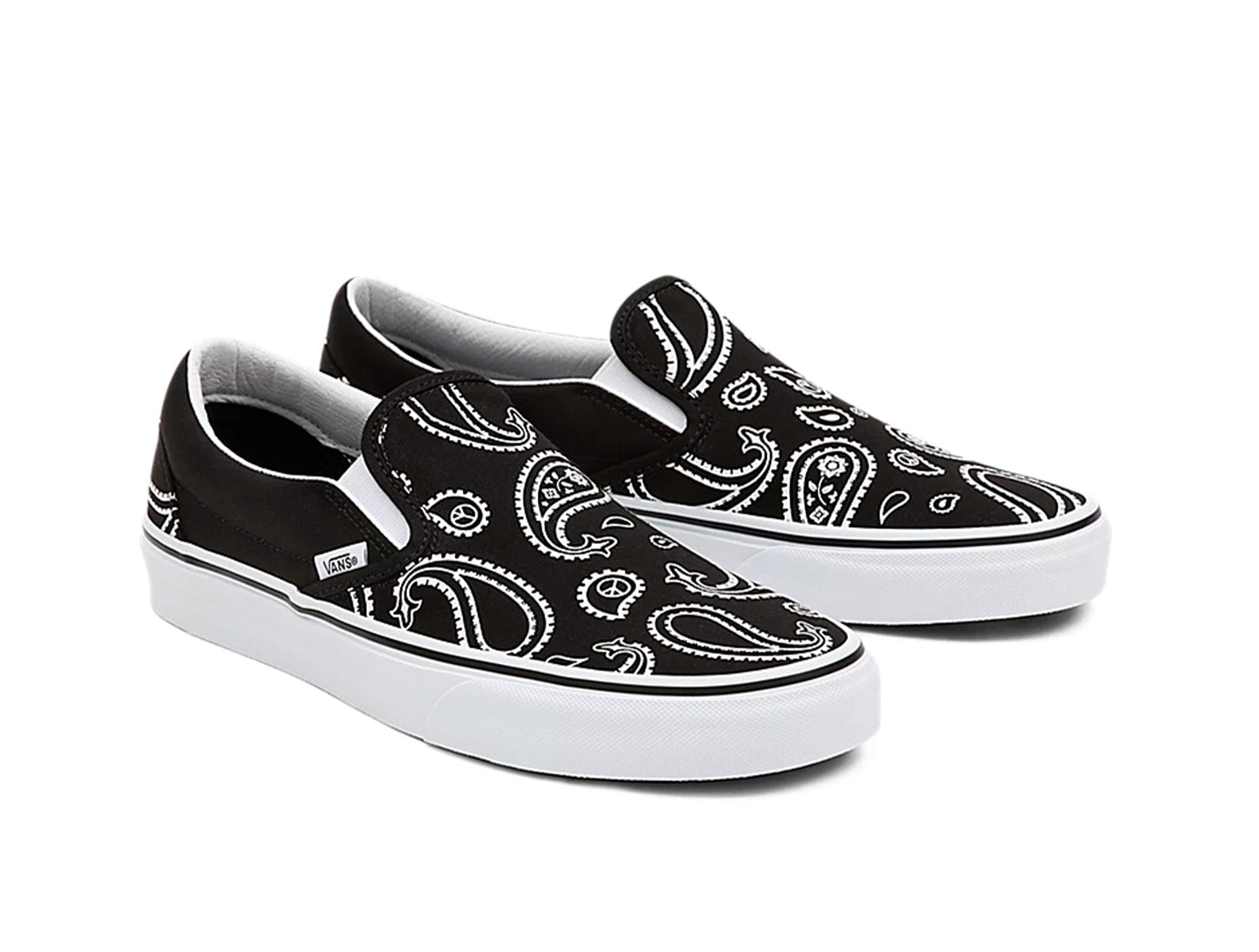 Zapatilla Vans Slip-On Peace Paisley Unisex Negro 4