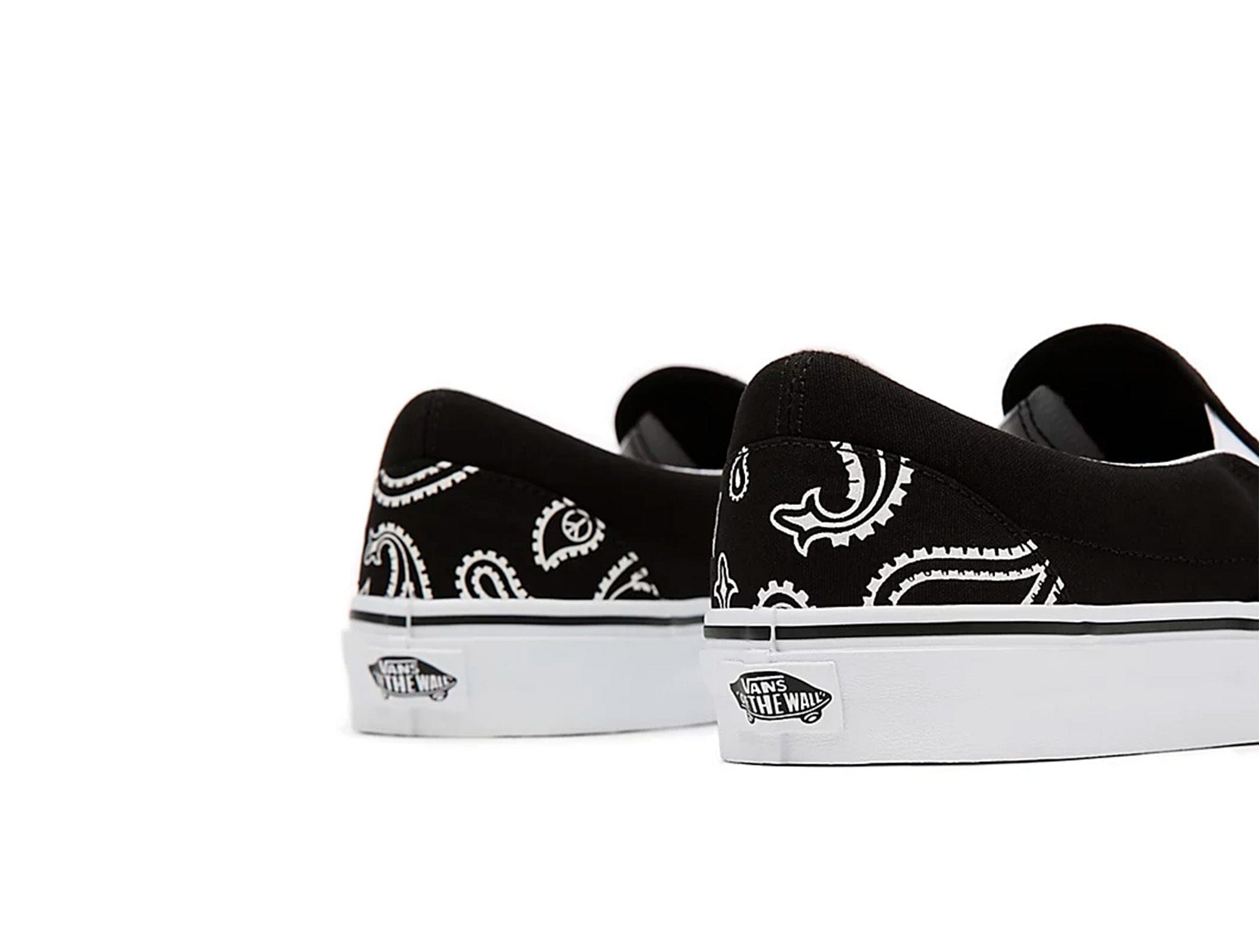 Zapatilla Vans Slip-On Peace Paisley Unisex Negro 7