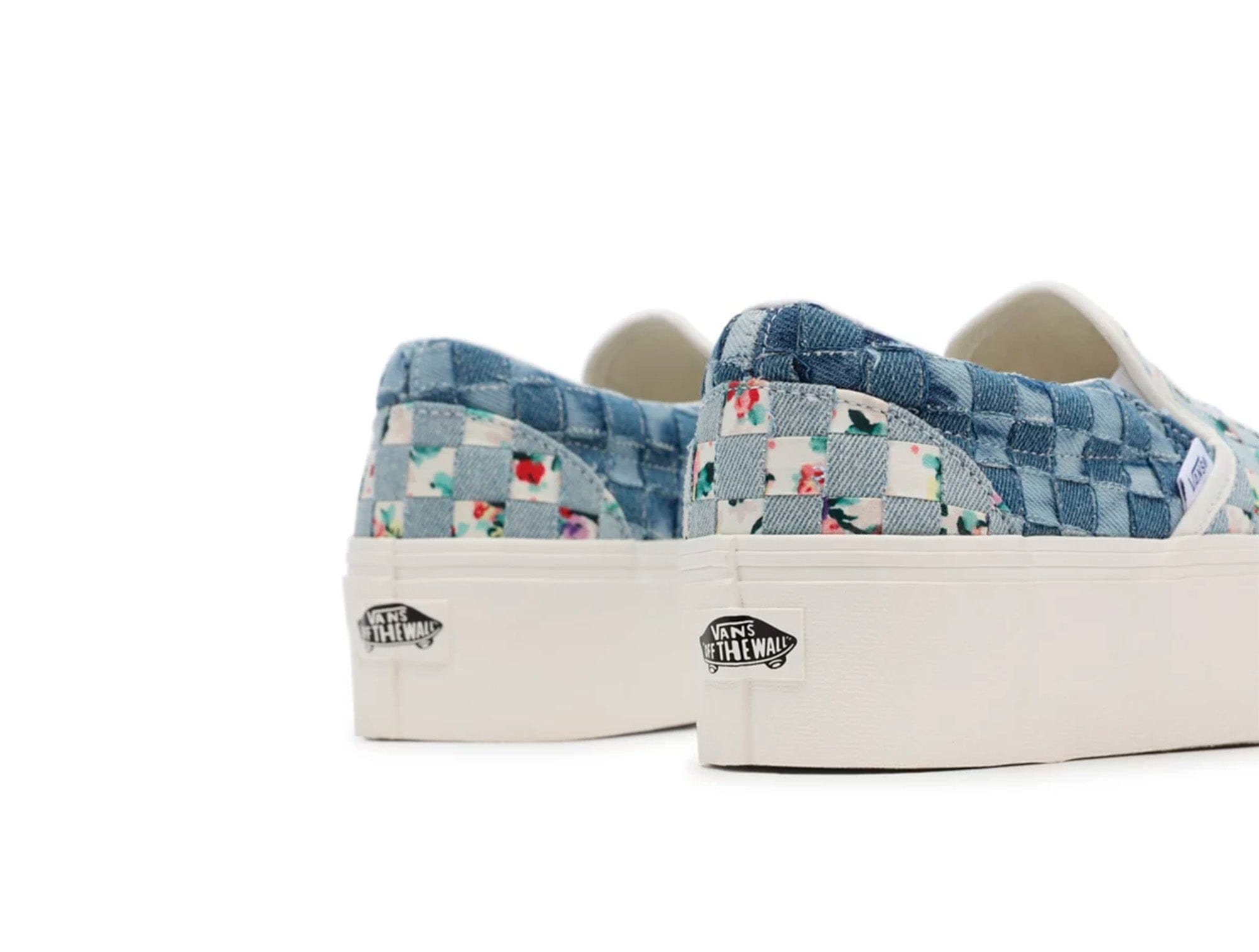 Zapatilla Vans Slip-On Stackform (Woven) Mujer Celeste 7