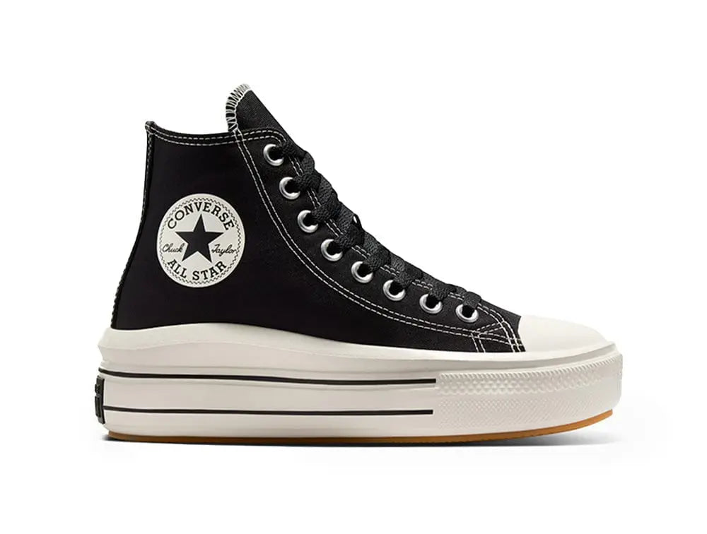 Zapatilla Converse Chuck Taylor Move Mujer Negra 1