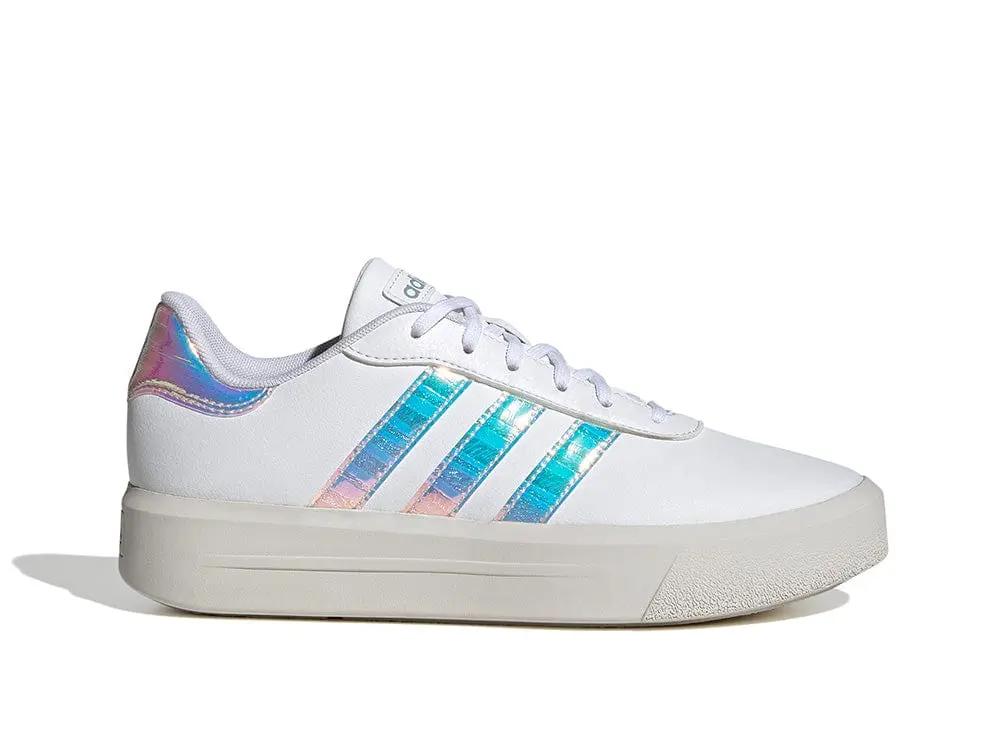 Zapatilla Adidas Court Plataforma Mujer Blanco 1