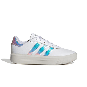 Zapatilla Adidas Court Plataforma Mujer Blanco