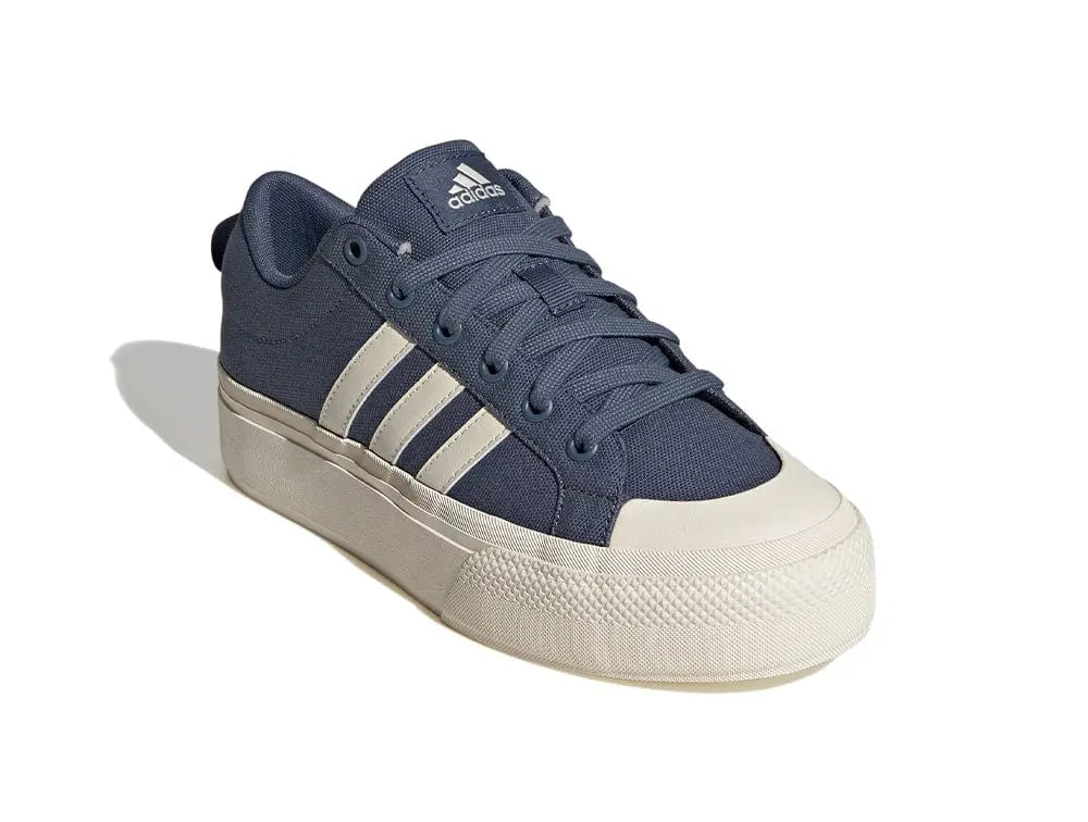 Zapatilla Adidas Bravada 2.0 Plataforma Mujer Azul - Blanco 4