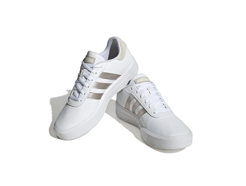 Zapatilla Adidas Court Plataforma Mujer Blanco 2