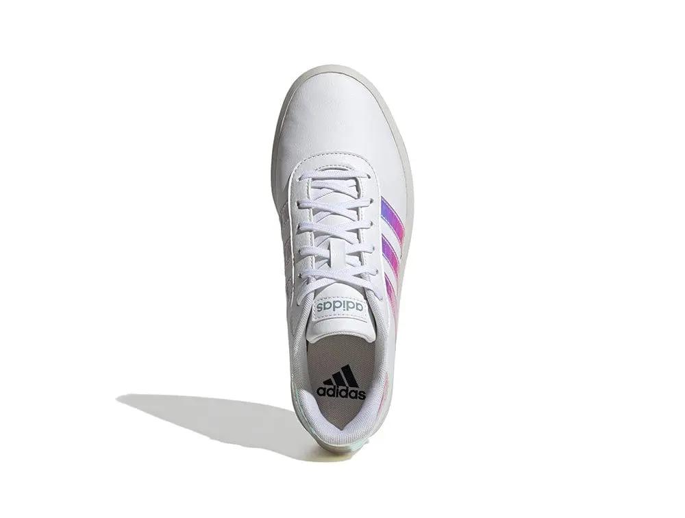 Zapatilla Adidas Court Plataforma Mujer Blanco 4
