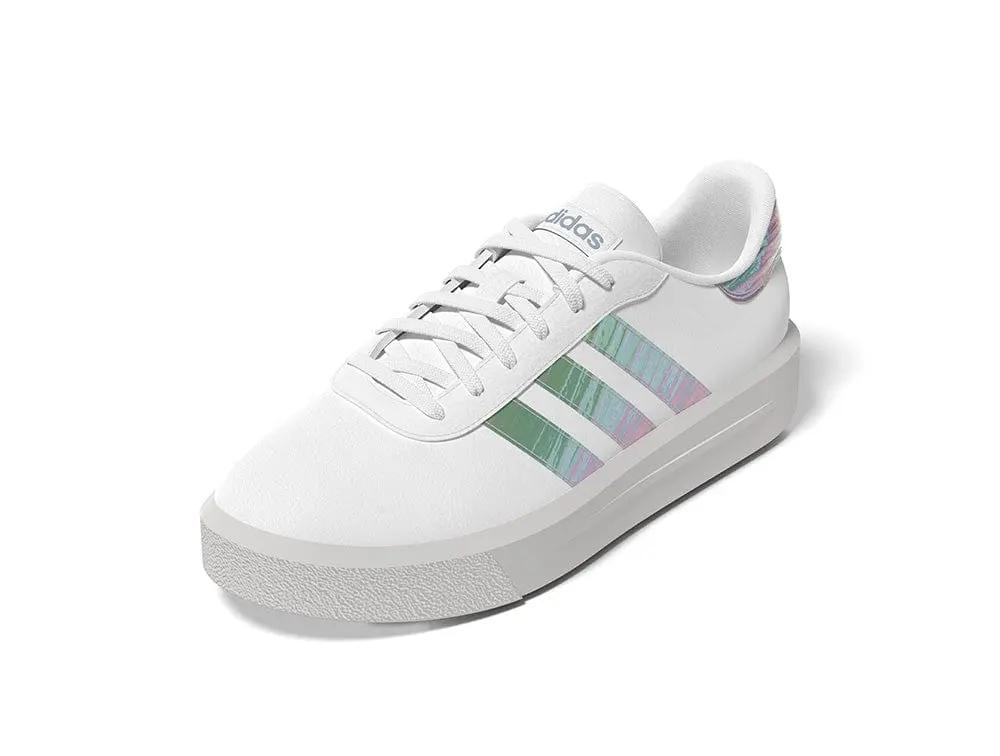 Zapatilla Adidas Court Plataforma Mujer Blanco 6