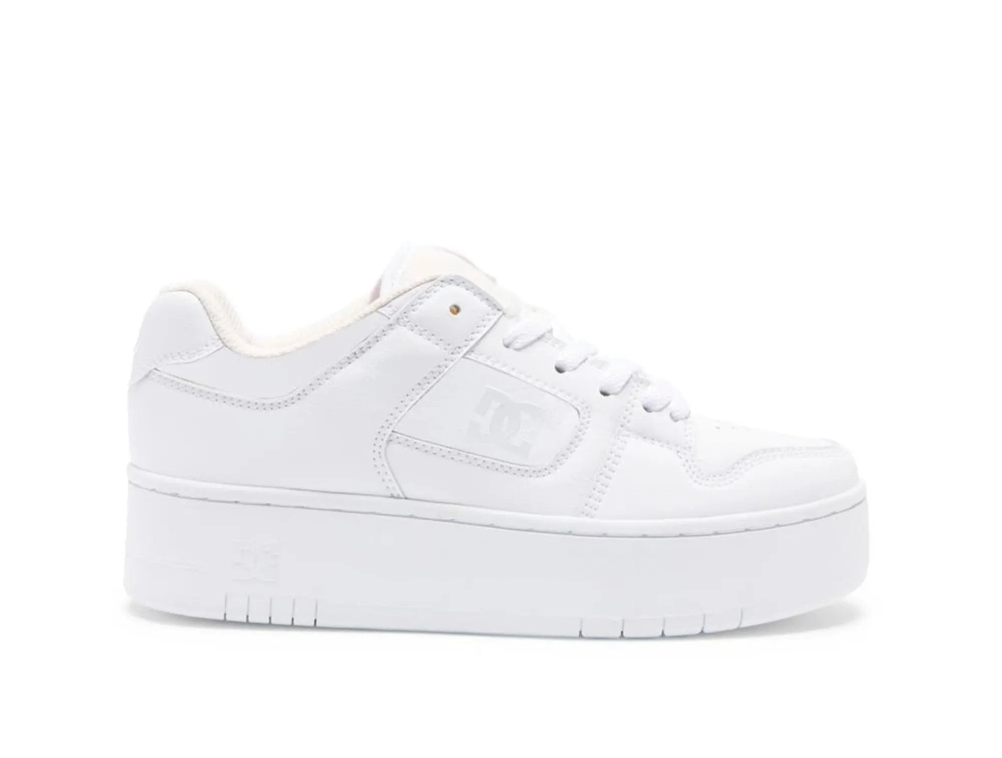 Zapatilla Dc Manteca 4 Plataforma Mujer Mono Blanco 1