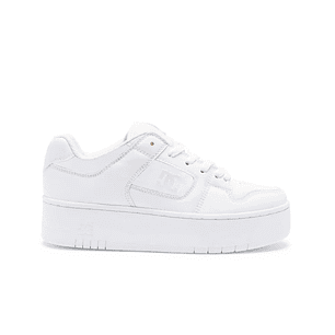 Zapatilla Dc Manteca 4 Plataforma Mujer Mono Blanco
