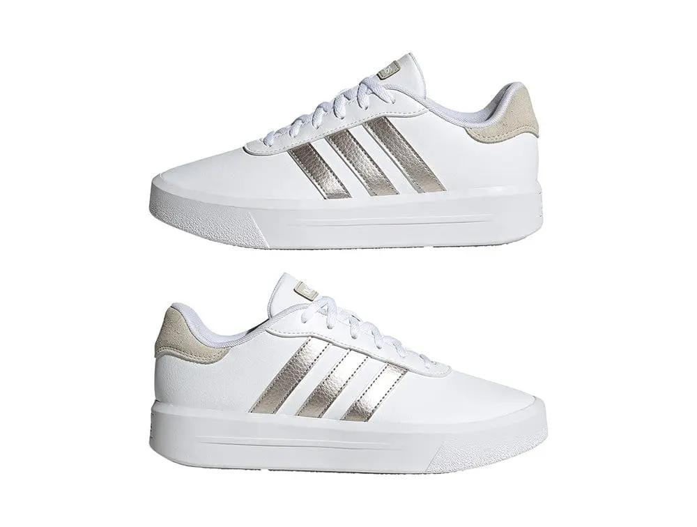 Zapatilla Adidas Court Plataforma Mujer Blanco 6