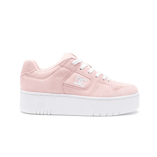 Zapatilla Dc Manteca 4 Plataforma Mujer Rosado