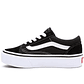Zapatilla Vans Old Skool Plataforma Niños Negro - Miniatura 2
