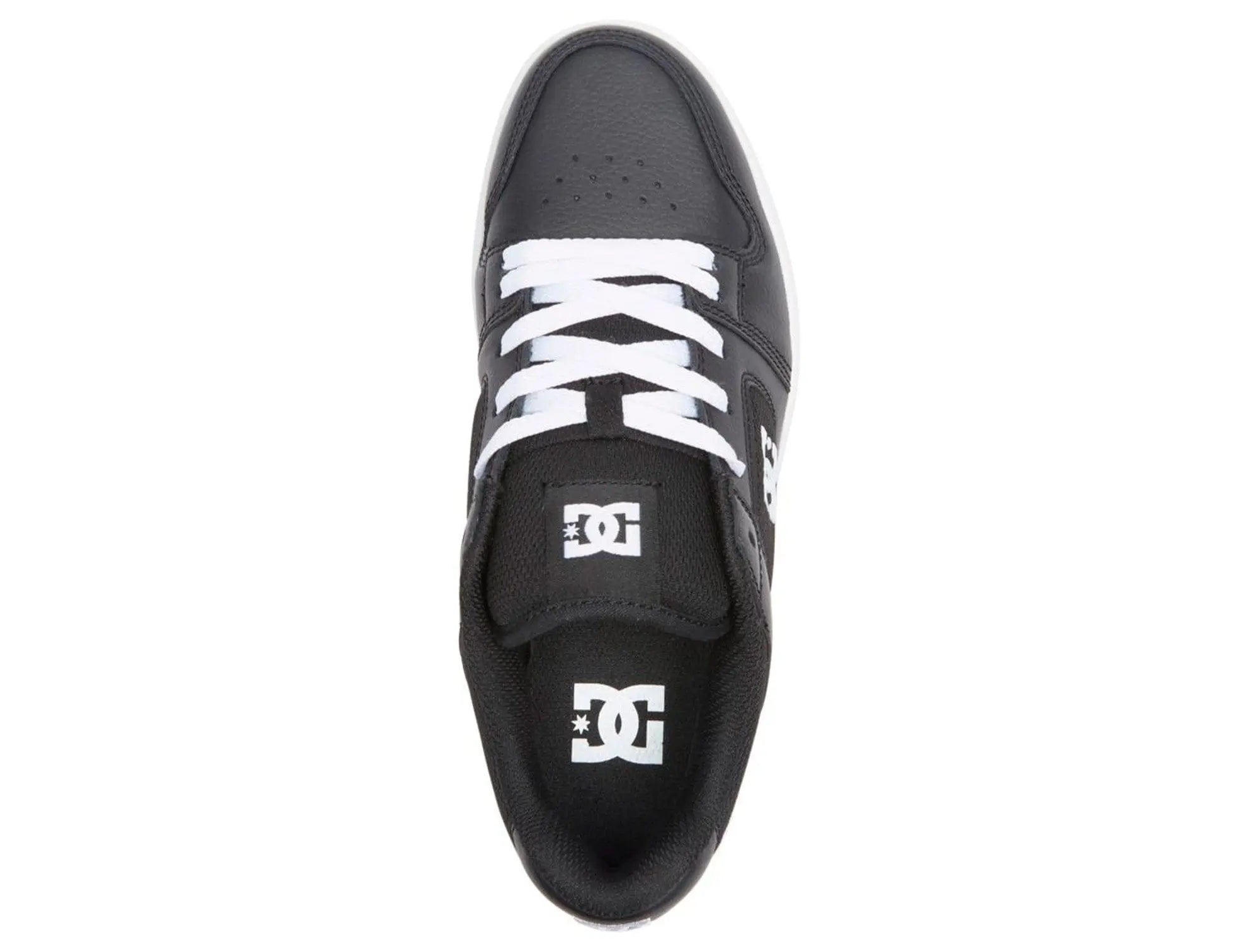 Zapatilla Dc Manteca 4 Plataforma Cuero Mujer Negro 4