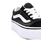 Zapatilla Vans Old Skool Plataforma Niños Negro - Miniatura 3