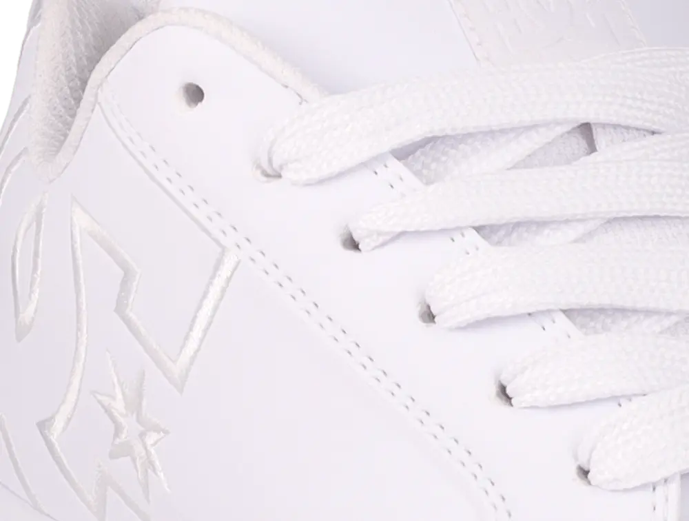 Zapatillas Dc Court Graffik Plataforma Mujer Blanco 5