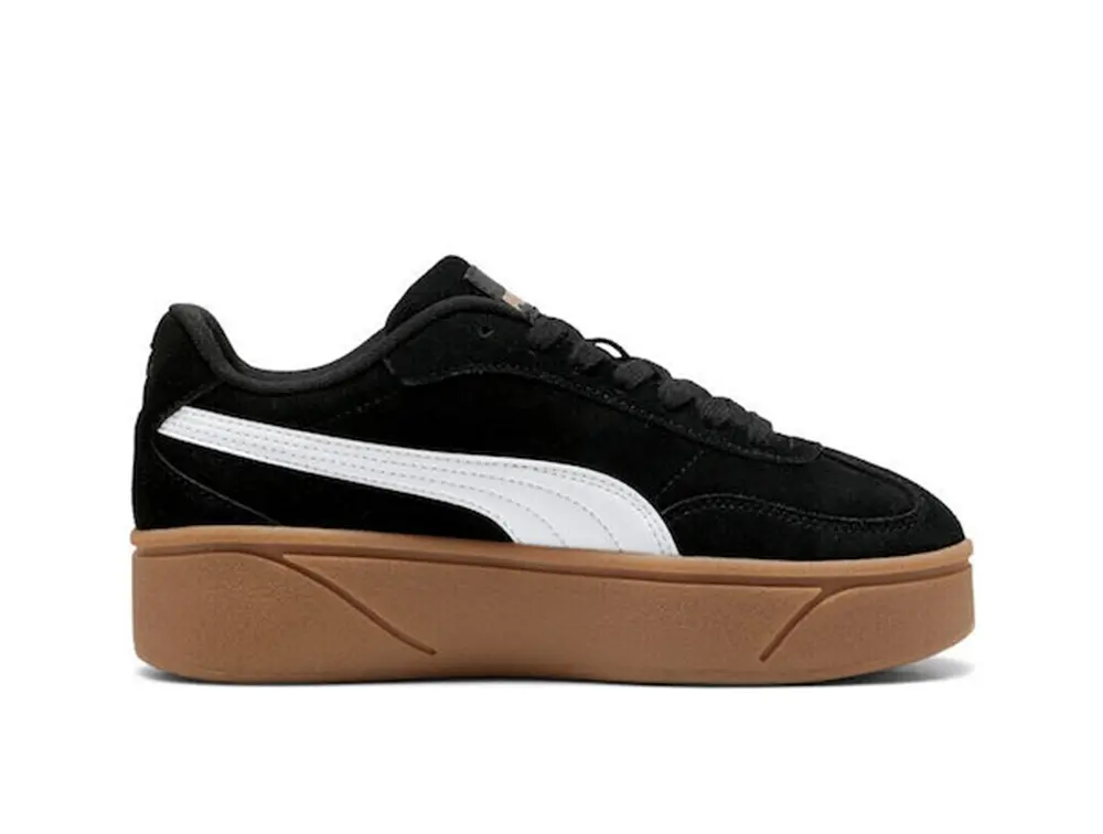 Zapatillas Puma Club II Era Plataforma Mujer Negro 2