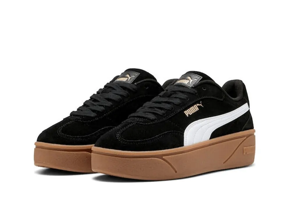 Zapatillas Puma Club II Era Plataforma Mujer Negro 3