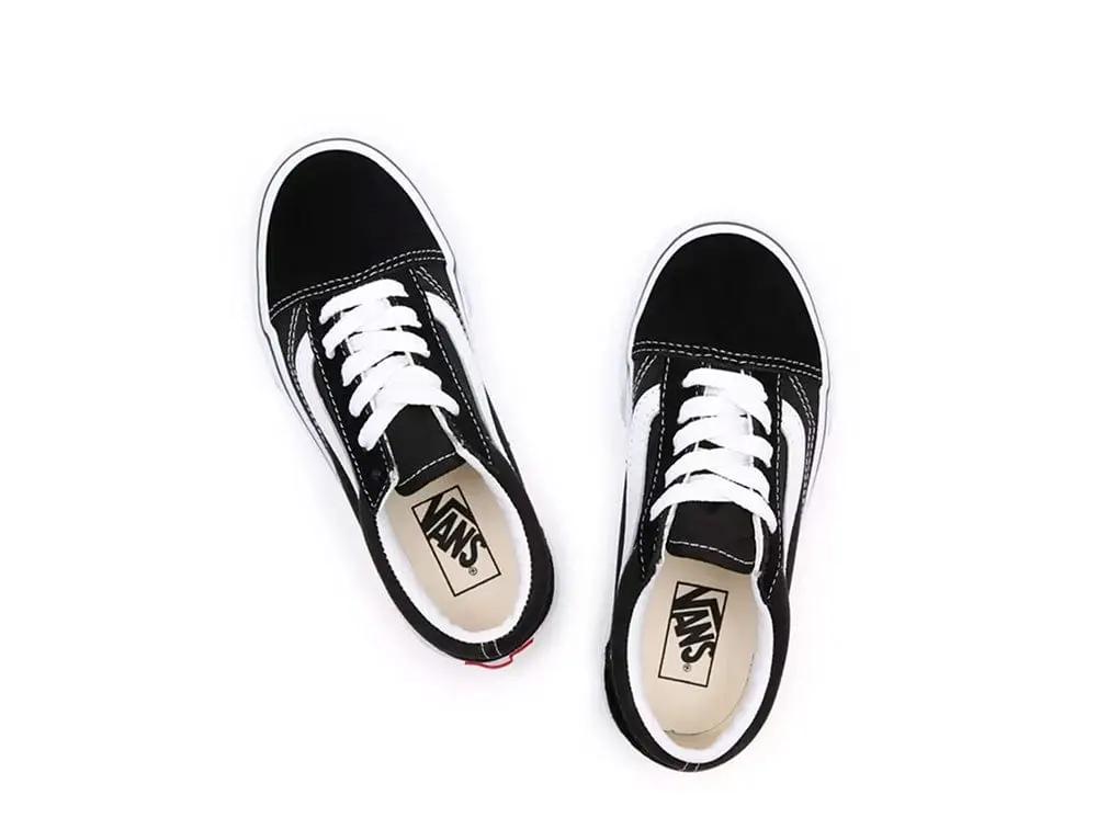 Zapatilla Vans Old Skool Plataforma Niños Negro 6