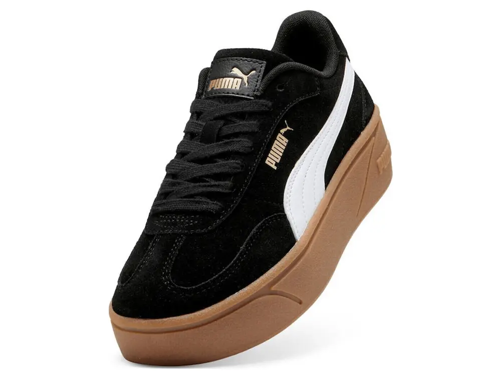 Zapatillas Puma Club II Era Plataforma Mujer Negro 4