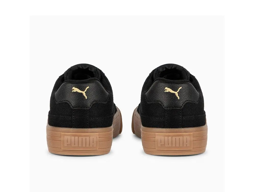 Zapatilla Puma Court Classic Vulc Hombre Negro - Suela Gum 5