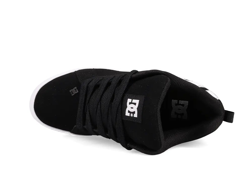 Zapatillas Dc Court Graffik Plataforma Mujer Negro 7