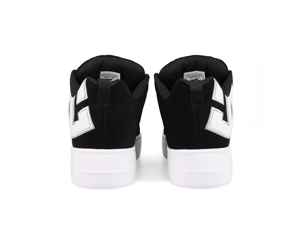 Zapatillas Dc Court Graffik Plataforma Mujer Negro 8