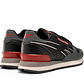 Zapatilla Reebok Classic Leather Negro - Rojo -Gris - Miniatura 3
