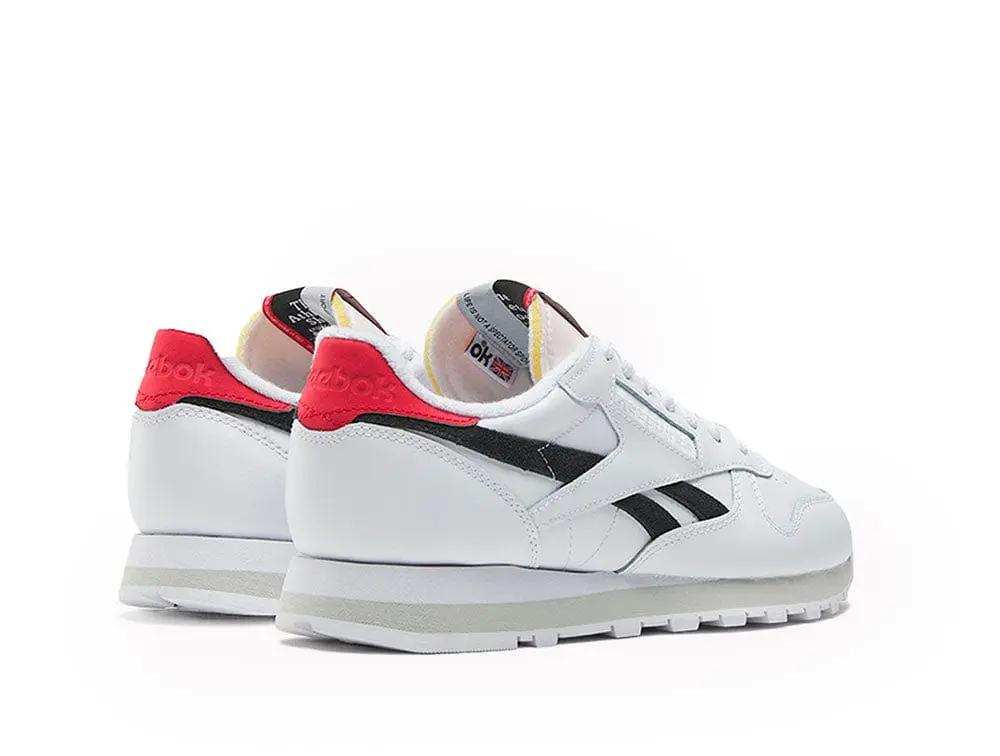 Zapatilla Reebok Classic Leather Niños Blanco 4
