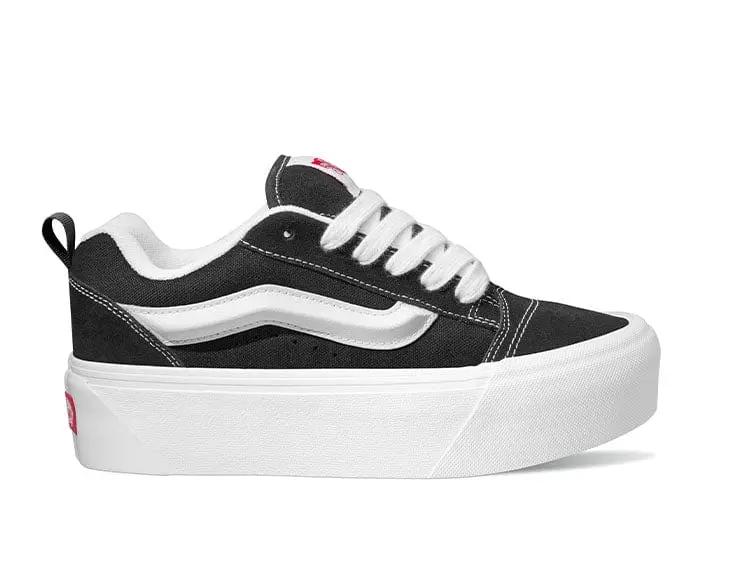 Zapatilla Vans Knu Stack Plataforma Mujer Negro 1
