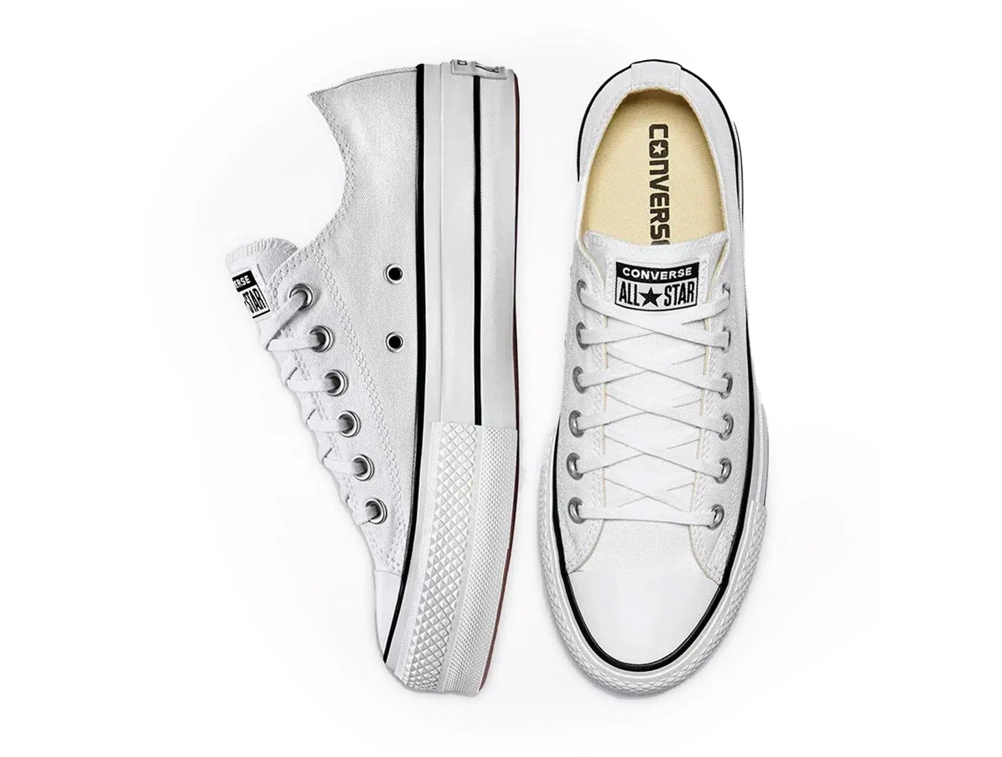 Zapatilla Converse Chuck Taylor Plataforma Mujer Blanco 5