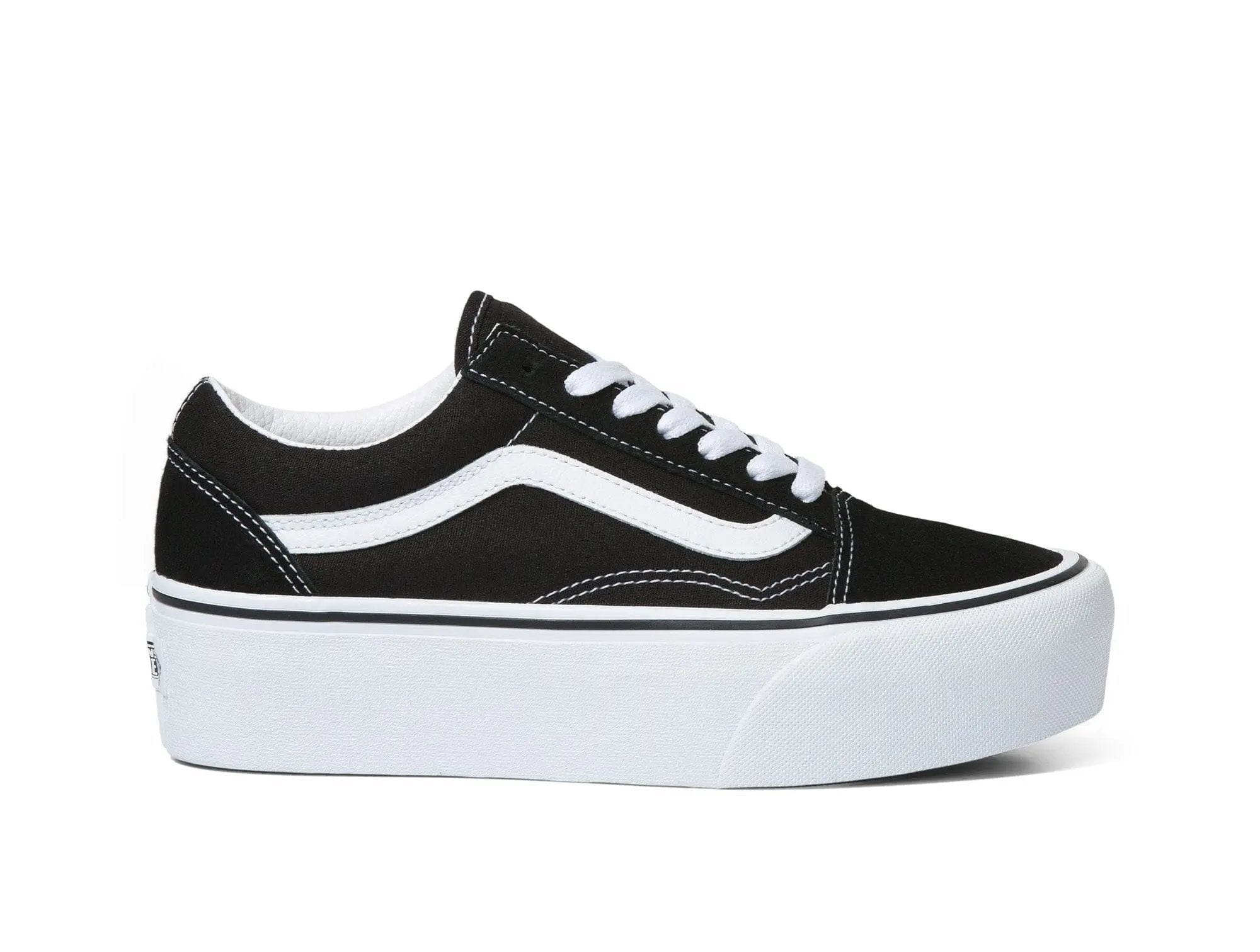 Zapatilla Vans Old Skool Stackform Mujer Negro 1