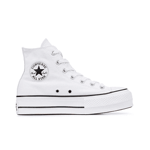 Zapatilla Converse Chuck Taylor Hi Plataforma Mujer Blanco