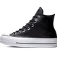 Zapatilla Converse Chuck Taylor Plataforma Cuero Hi Mujer Negro - Miniatura 2