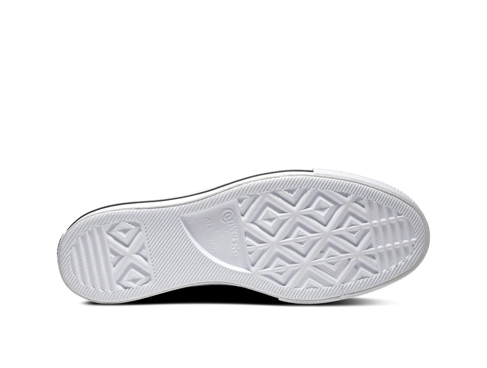 Zapatilla Converse Chuck Taylor Plataforma Cuero Hi Mujer Negro 6