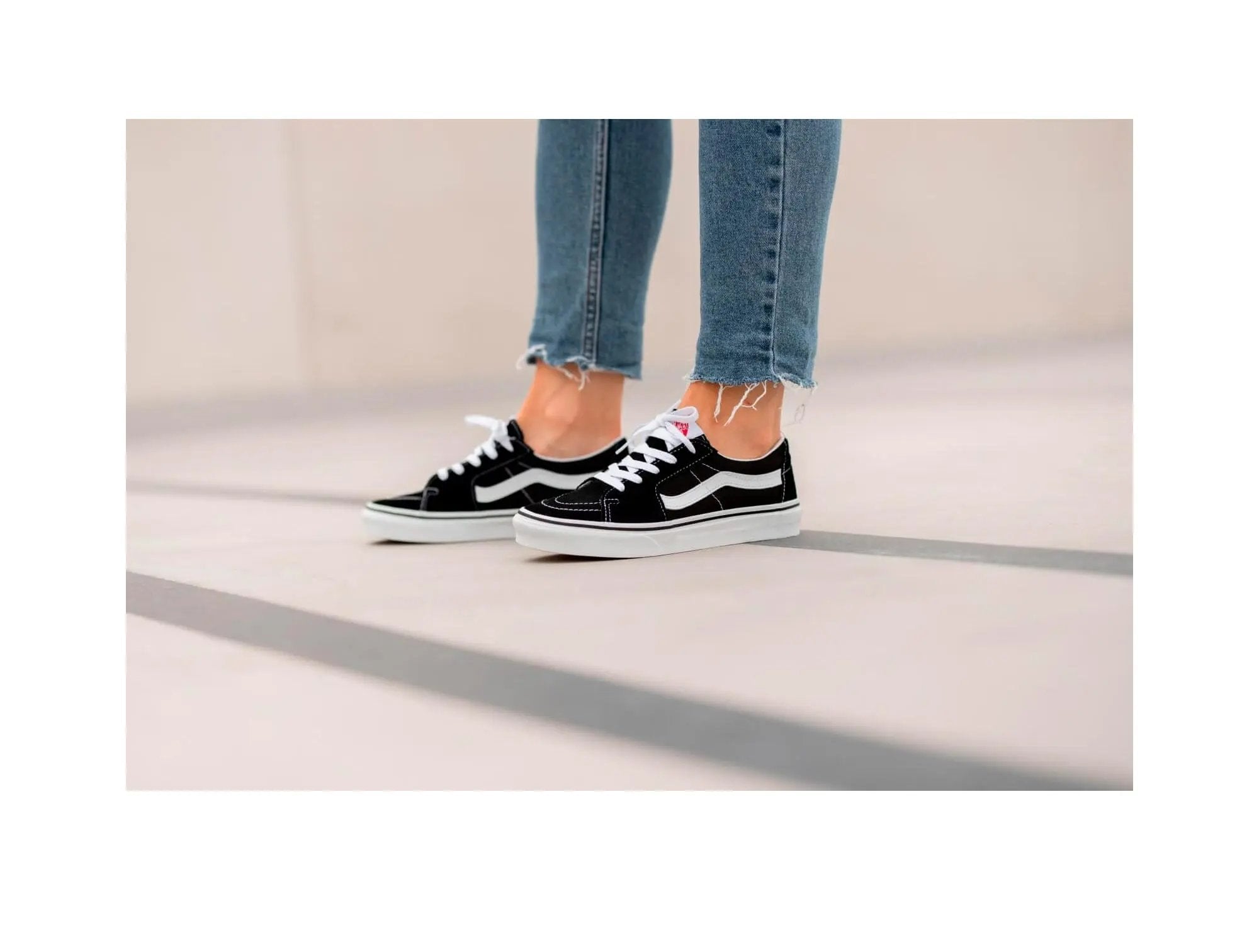 Zapatilla Vans Sk8-Low Unisex Negro 5