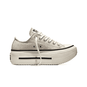 Zapatilla Converse Double Stack Mujer Beige