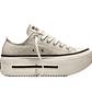 Zapatilla Converse Double Stack Mujer Beige - Miniatura 1