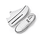 Zapatillas Converse Chuck Taylor Lift Double Stack Mujer Blanco - Miniatura 2