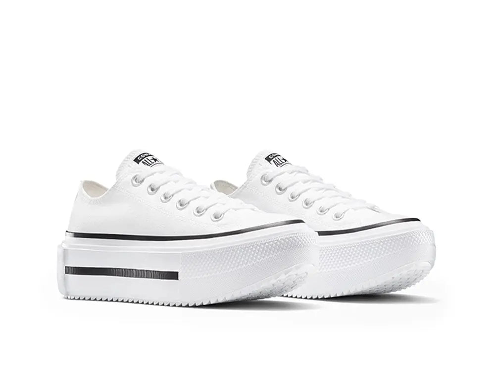 Zapatillas Converse Chuck Taylor Lift Double Stack Mujer Blanco 4