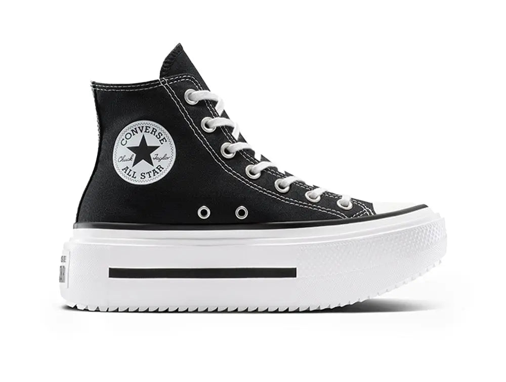 Zapatillas Converse Chuck Taylor Lift Double Stack Mujer Negro 1