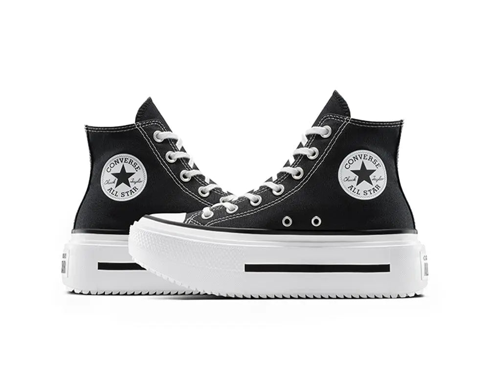 Zapatillas Converse Chuck Taylor Lift Double Stack Mujer Negro 7