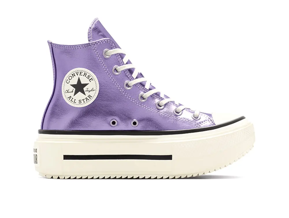 Zapatillas Converse Chuck Taylor Lift Double Stack Mujer Lila 1