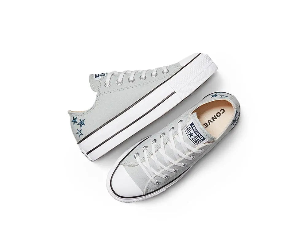 Zapatillas Converse Chuck Taylor Lift Mujer Gris 4
