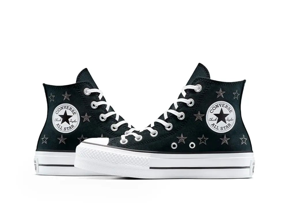 Zapatillas Converse Chuck Taylor Lift Mujer Negro 6