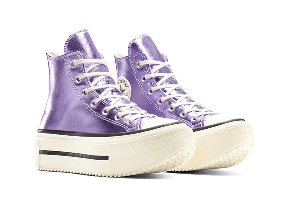 Zapatillas Converse Chuck Taylor Lift Double Stack Mujer Lila 4